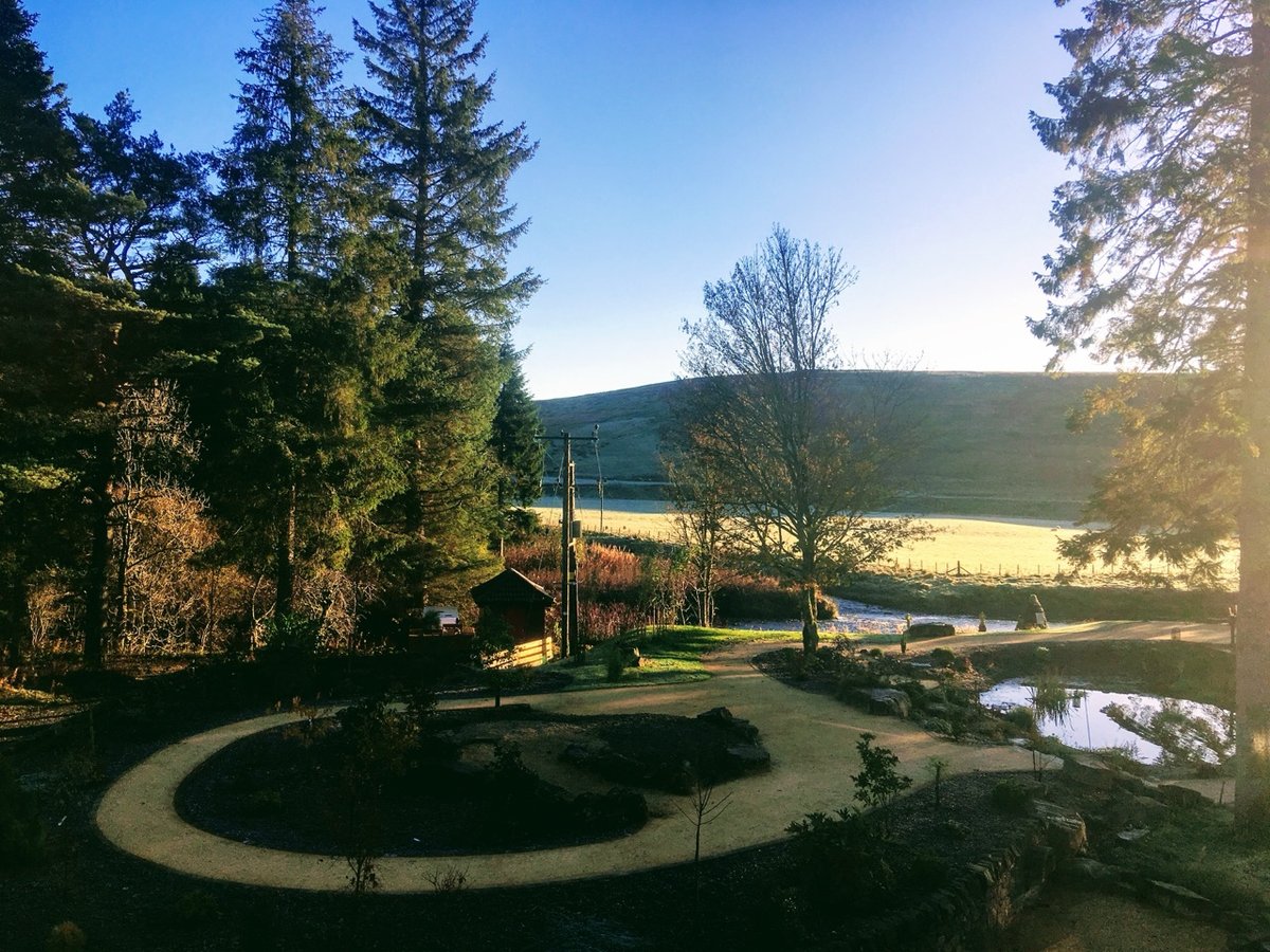 A view the from Kagyu Samye Ling Monastery